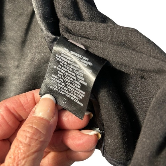 Tahari Cierra Black White Blend Short Fitted Blazer Sz 10 - Picture 10 of 11